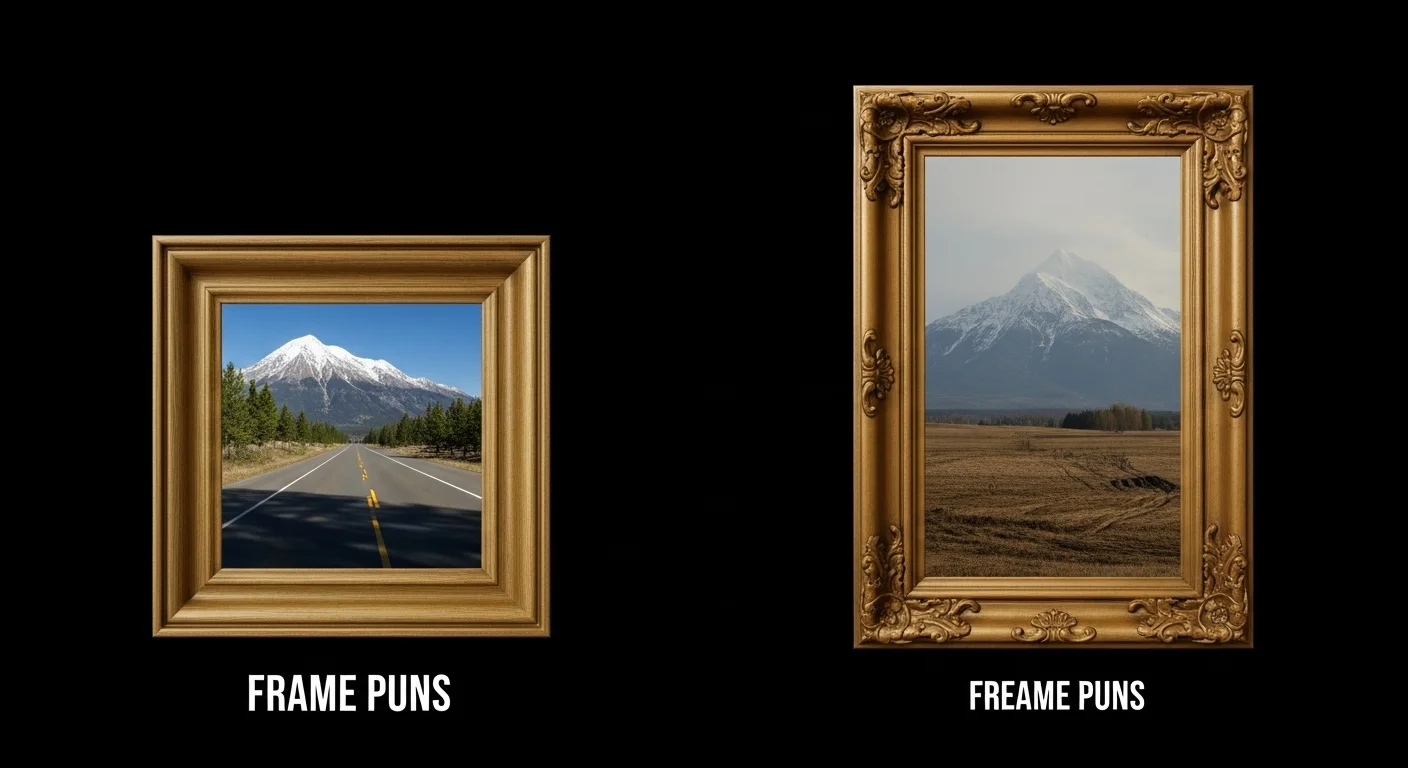 nature frame puns