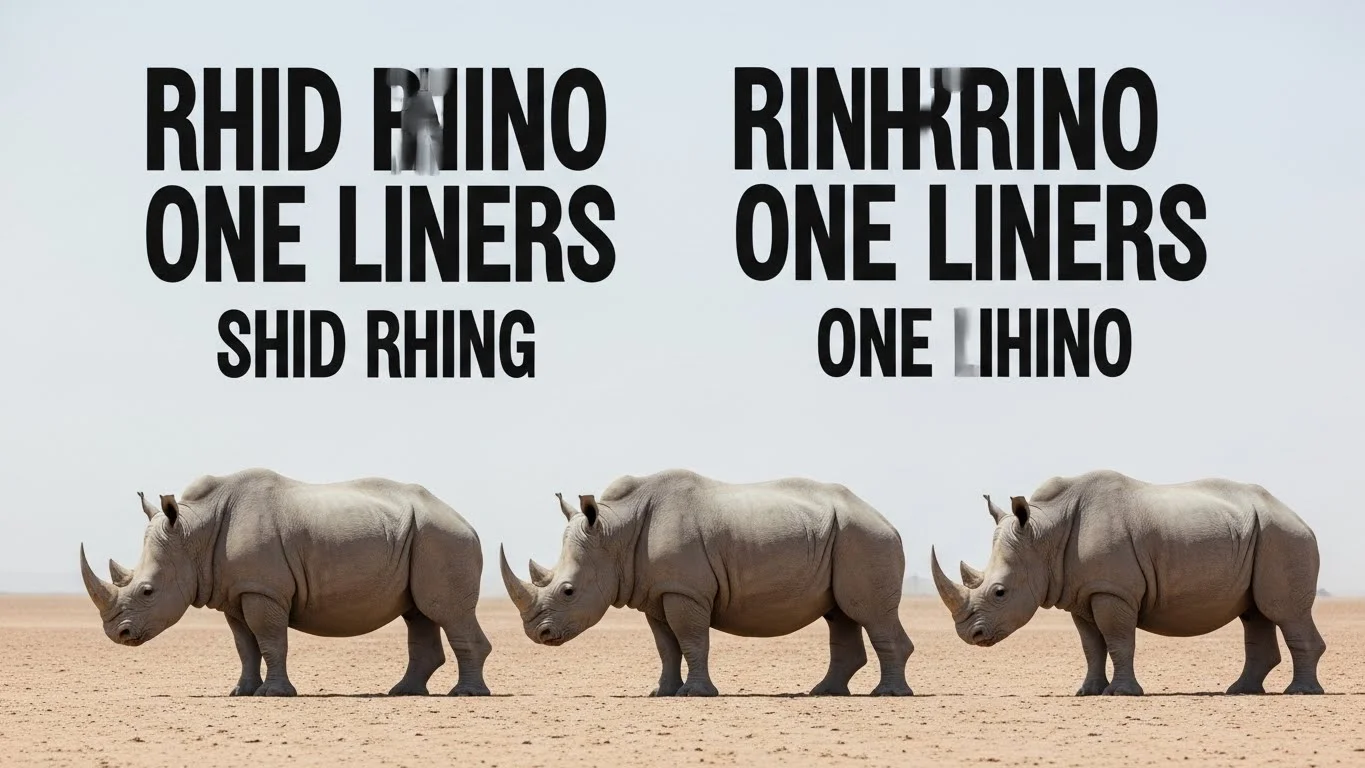 Rhino puns one liners