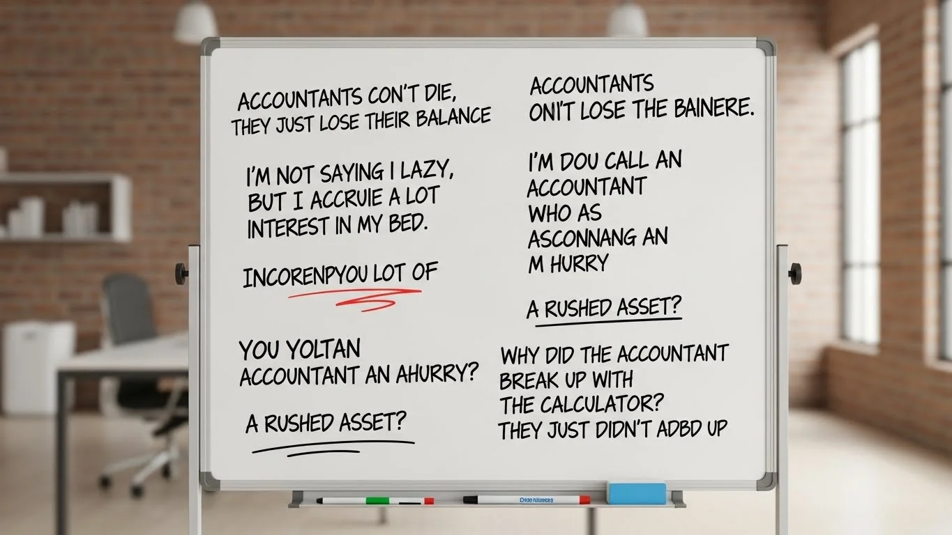 accounting puns one liners