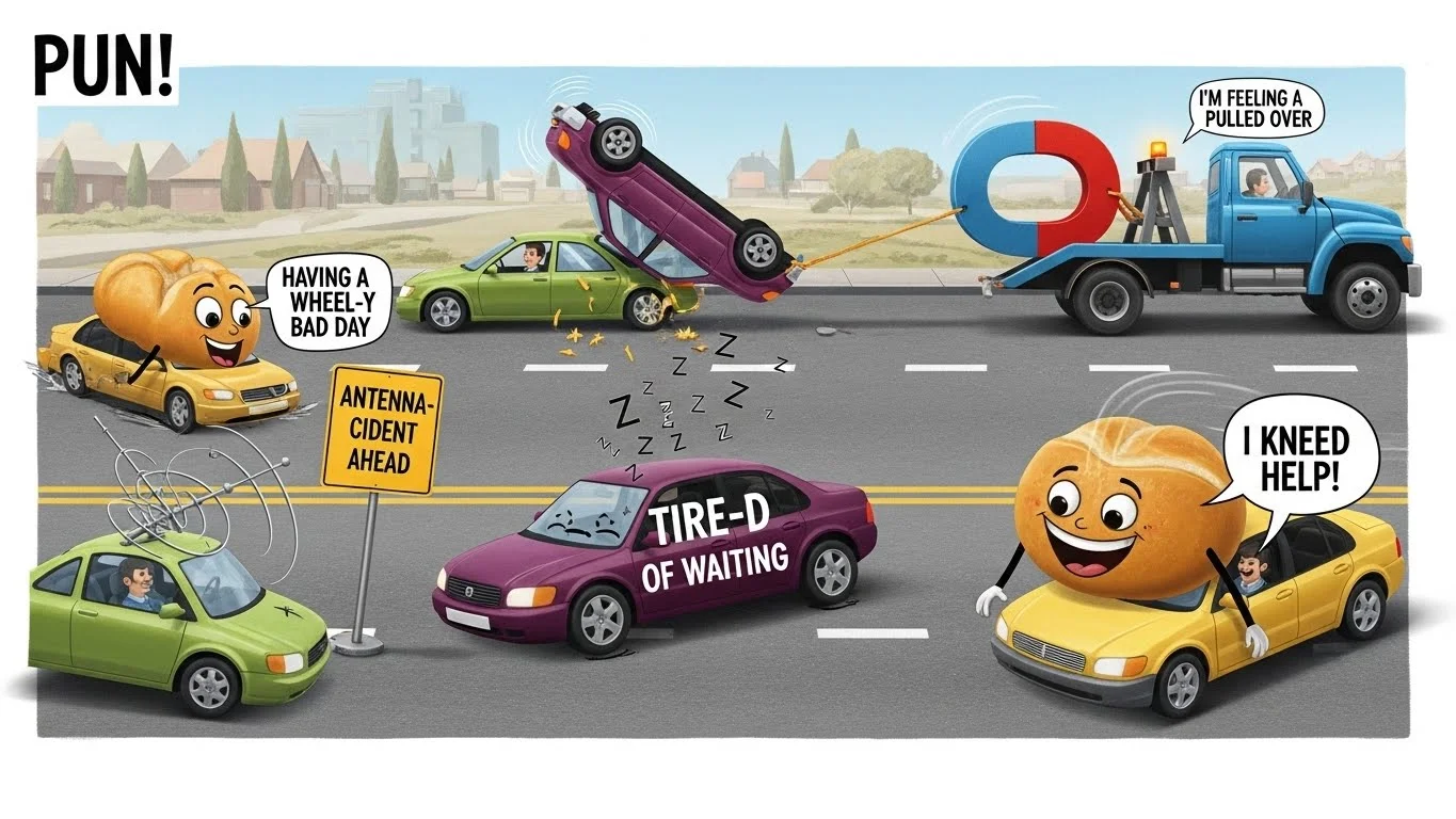 car accidents jokes funny
