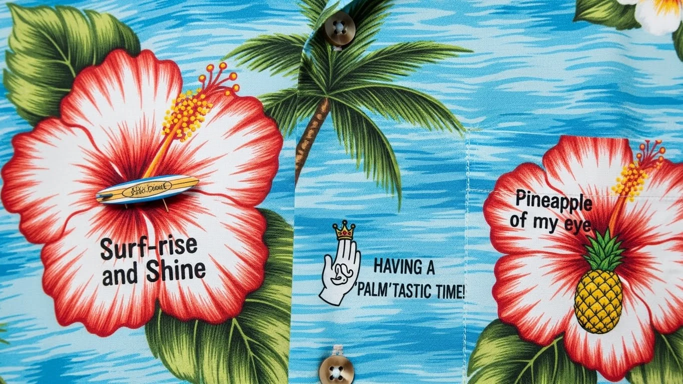 best hawiian shirt puns
