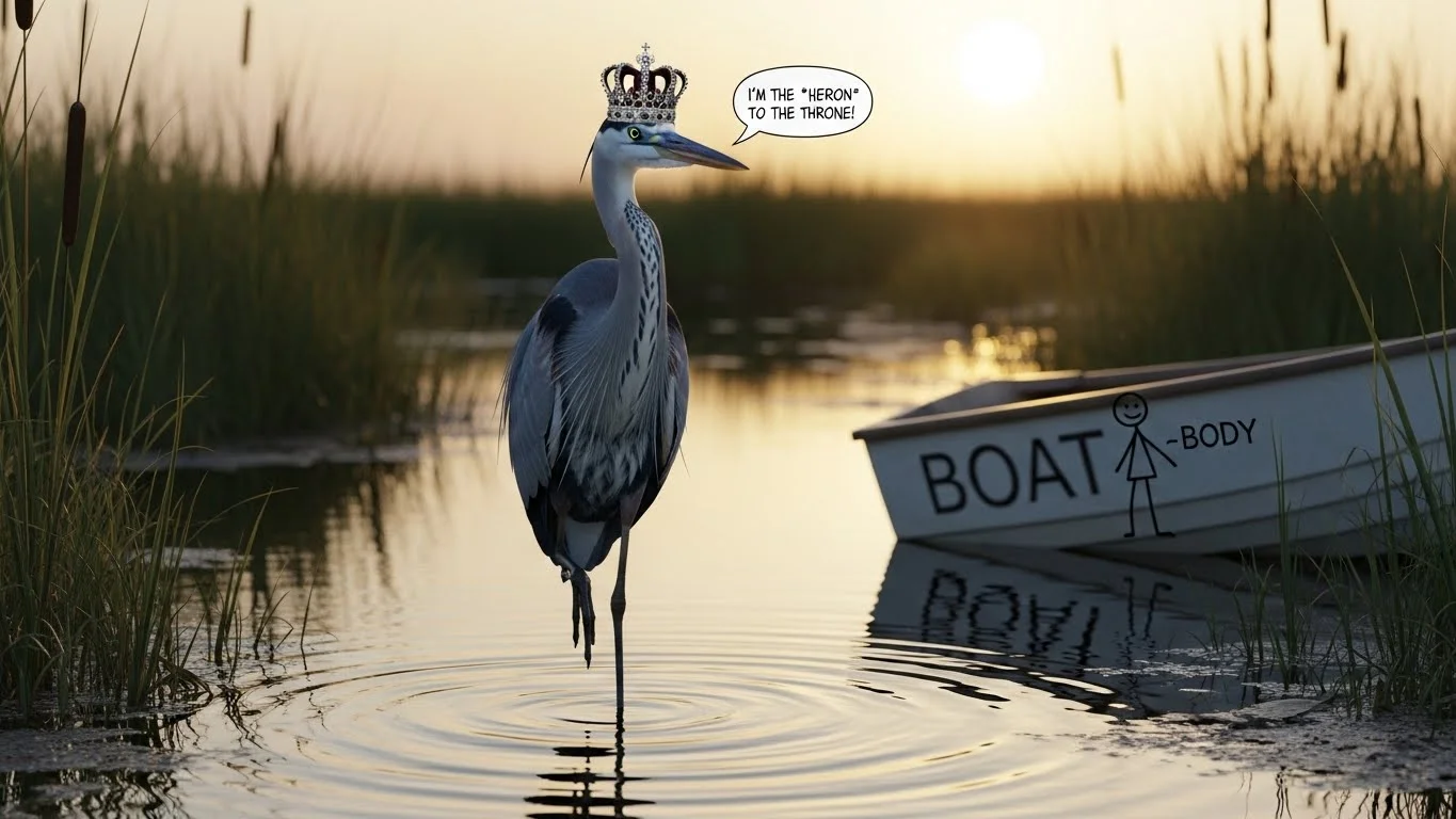 best heron puns