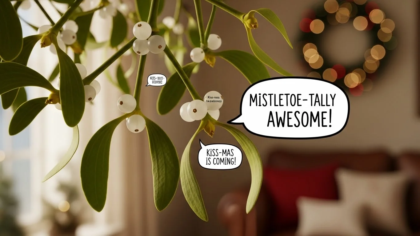 best mistletoe puns