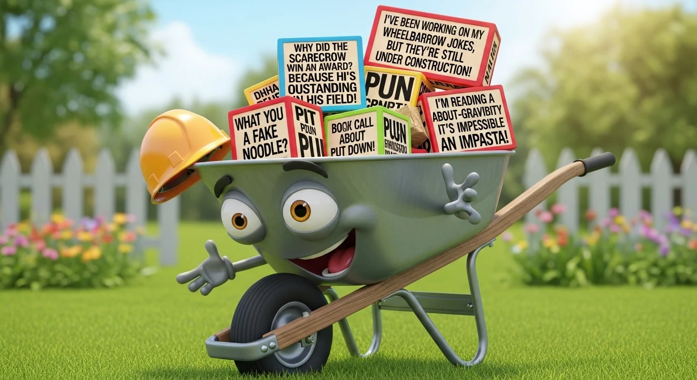 best wheelborrow puns
