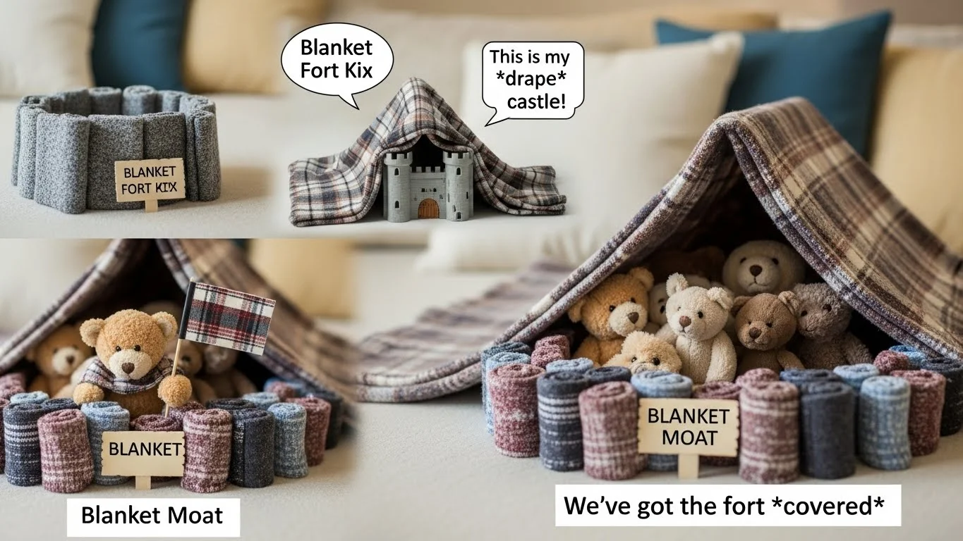 blanket fort puns funny