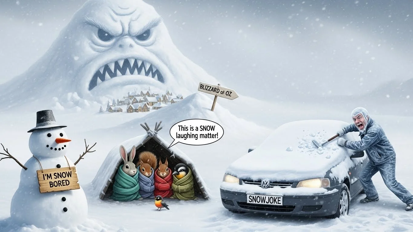 blizzard jokes funny