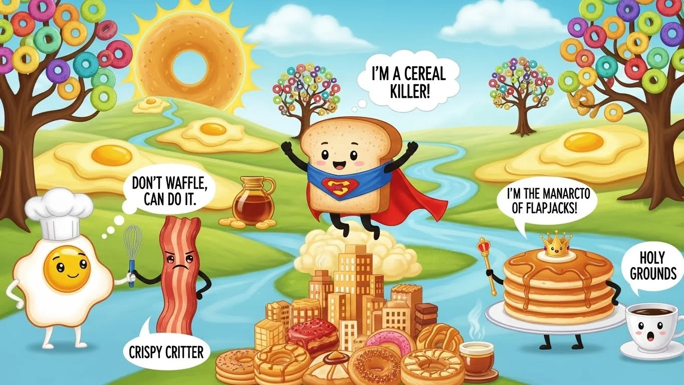 Breakfast Food Personification Puns