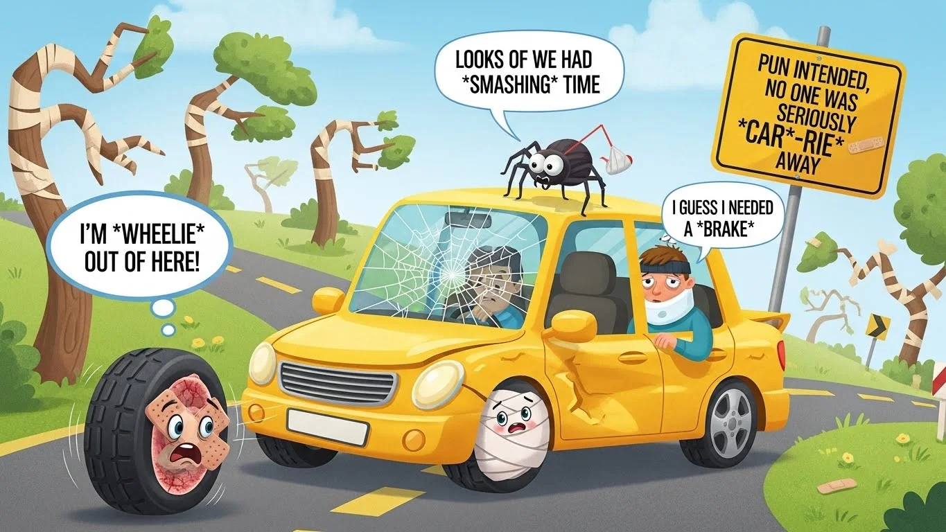 car accidents jokes funny