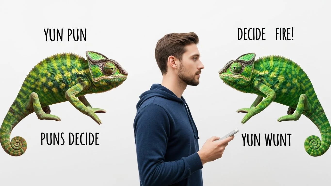 Romantic Chameleon Puns