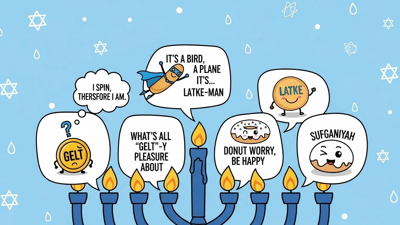 chanukah puns funny