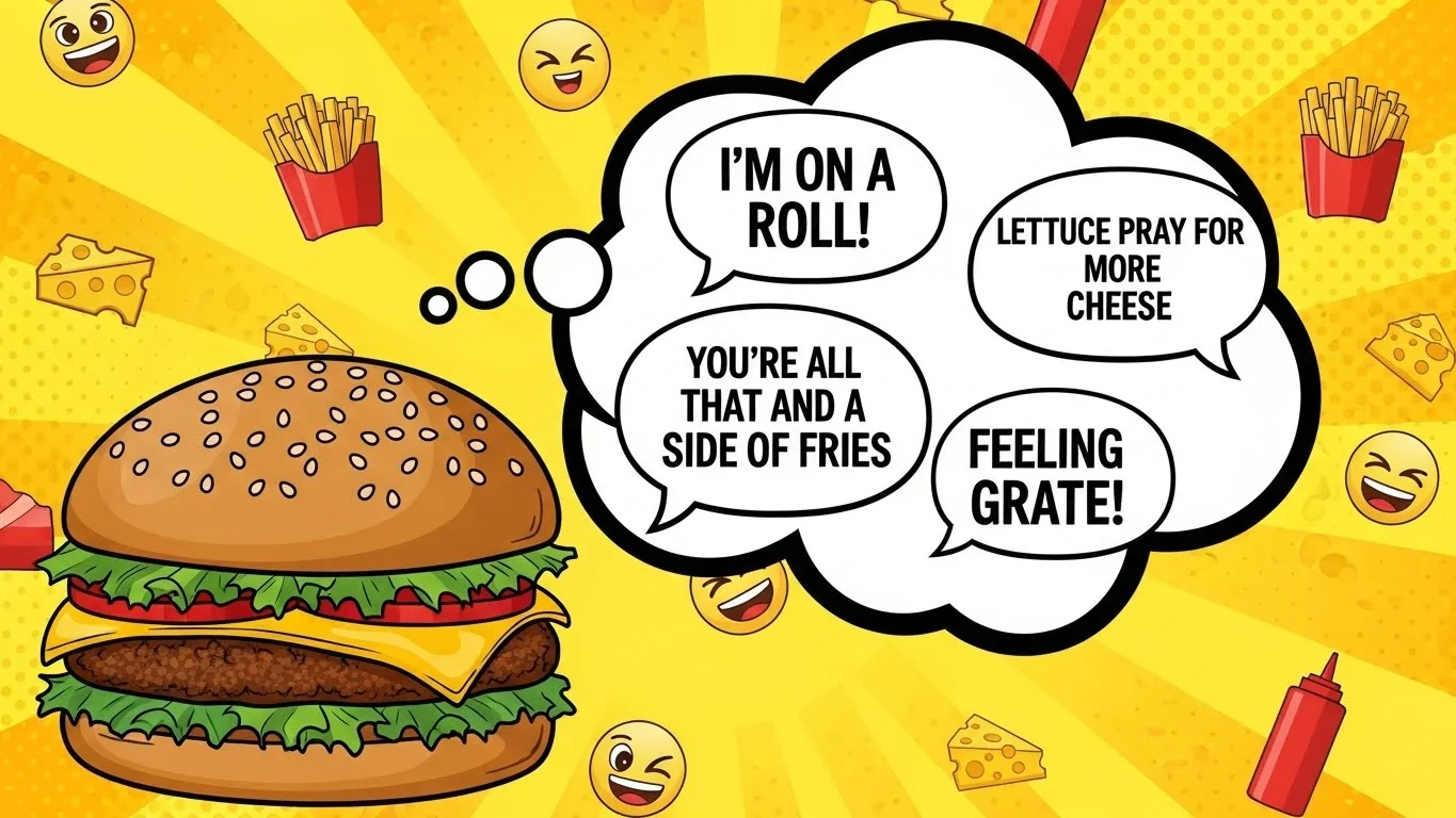 cheeseburger puns one liners
