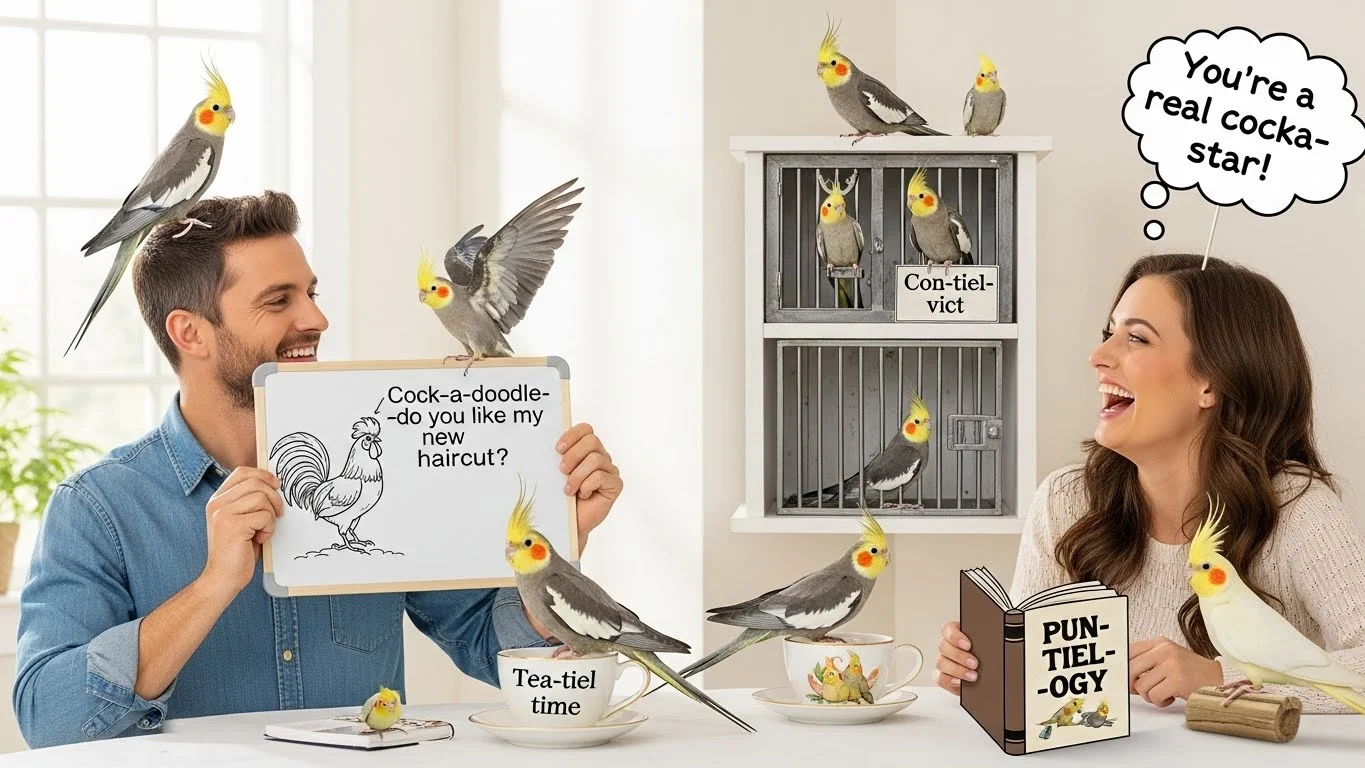 Short & Sweet Cockatiel Puns