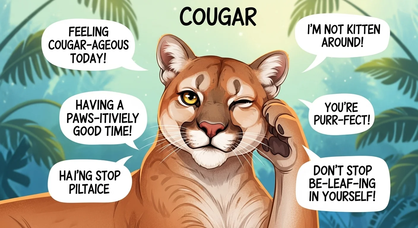 cougar puns one liners