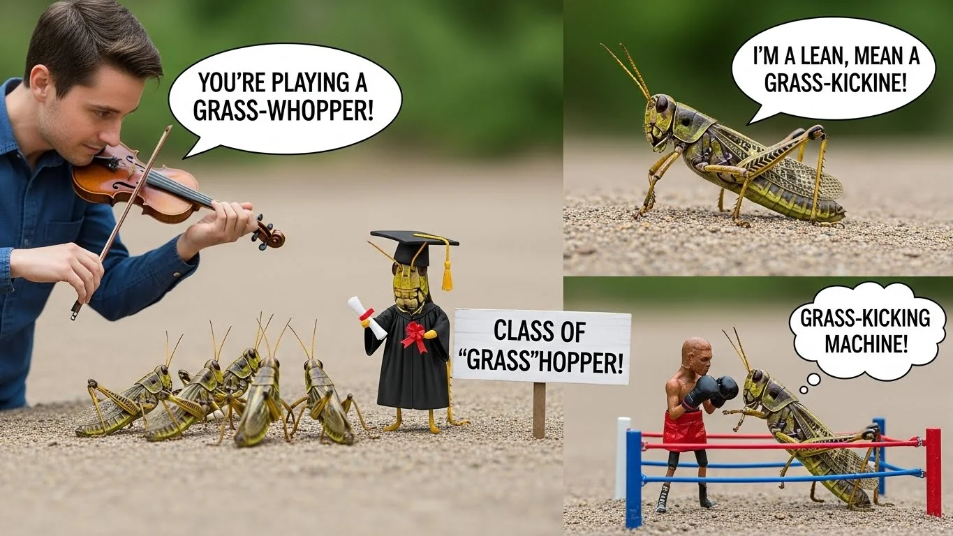 Grasshopper Pick-Up Lines