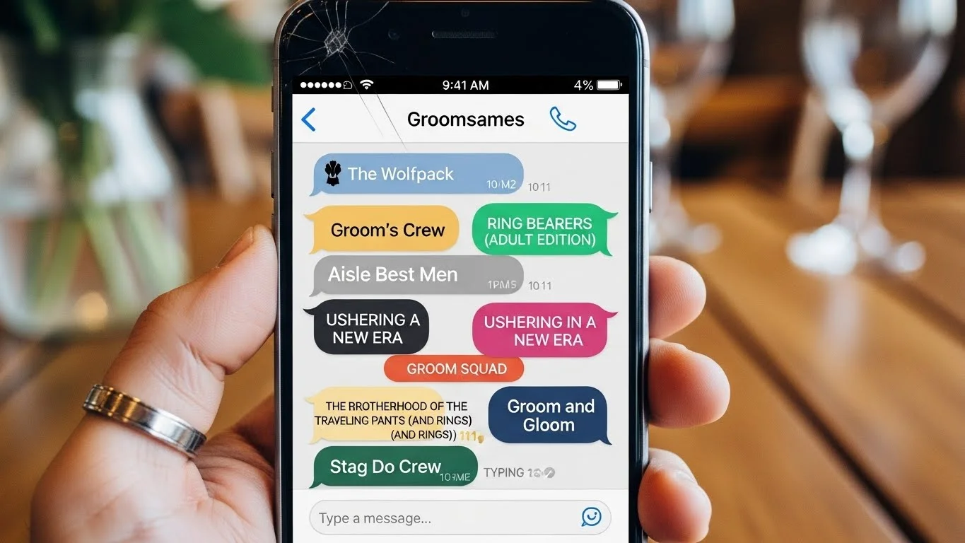 groomsmen group chat names