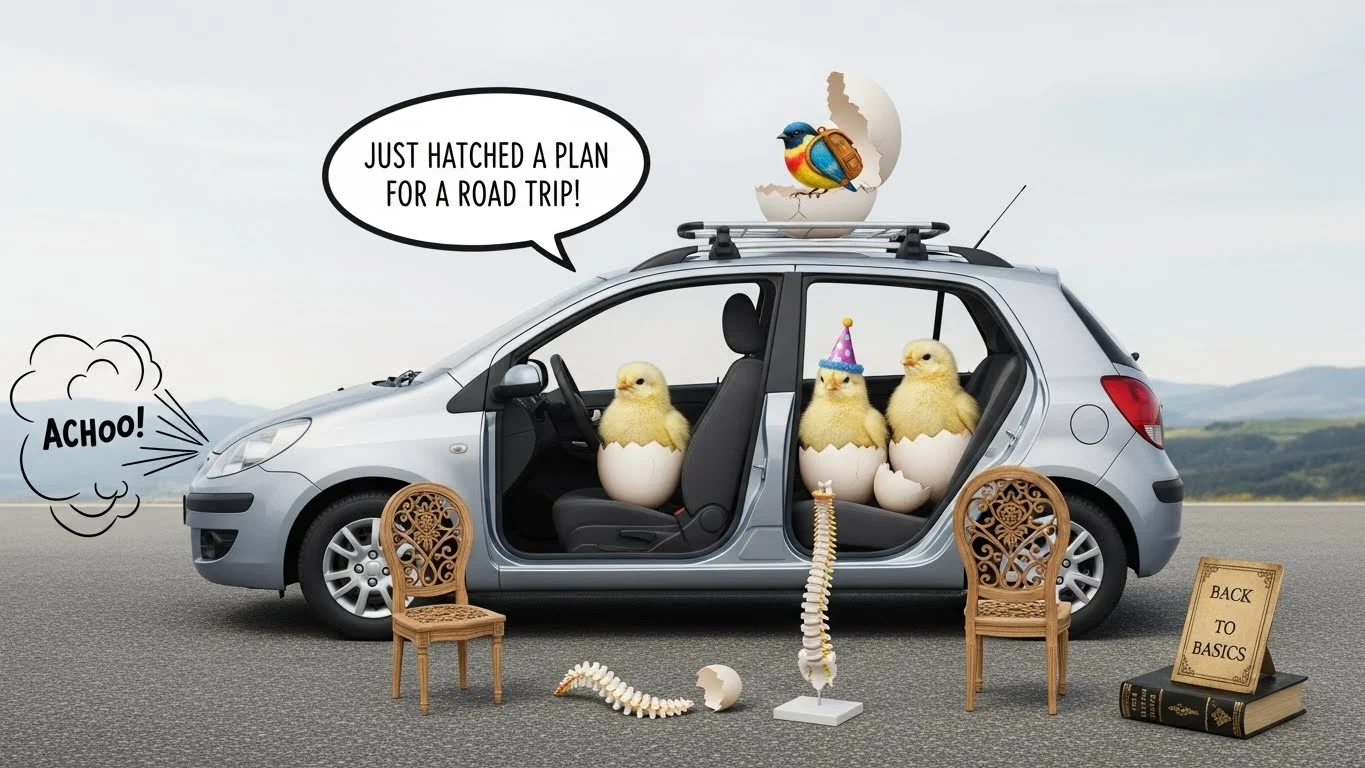 Social Media Caption Hatchback Puns