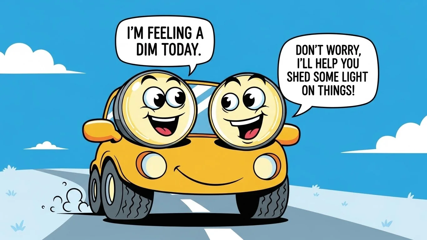 headlight puns funny