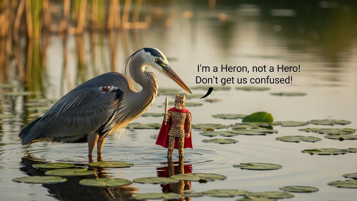 heron puns funny