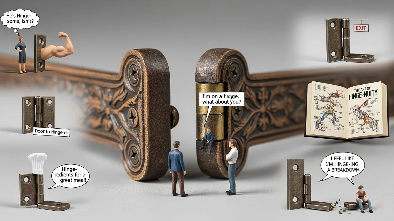 hinge puns funny