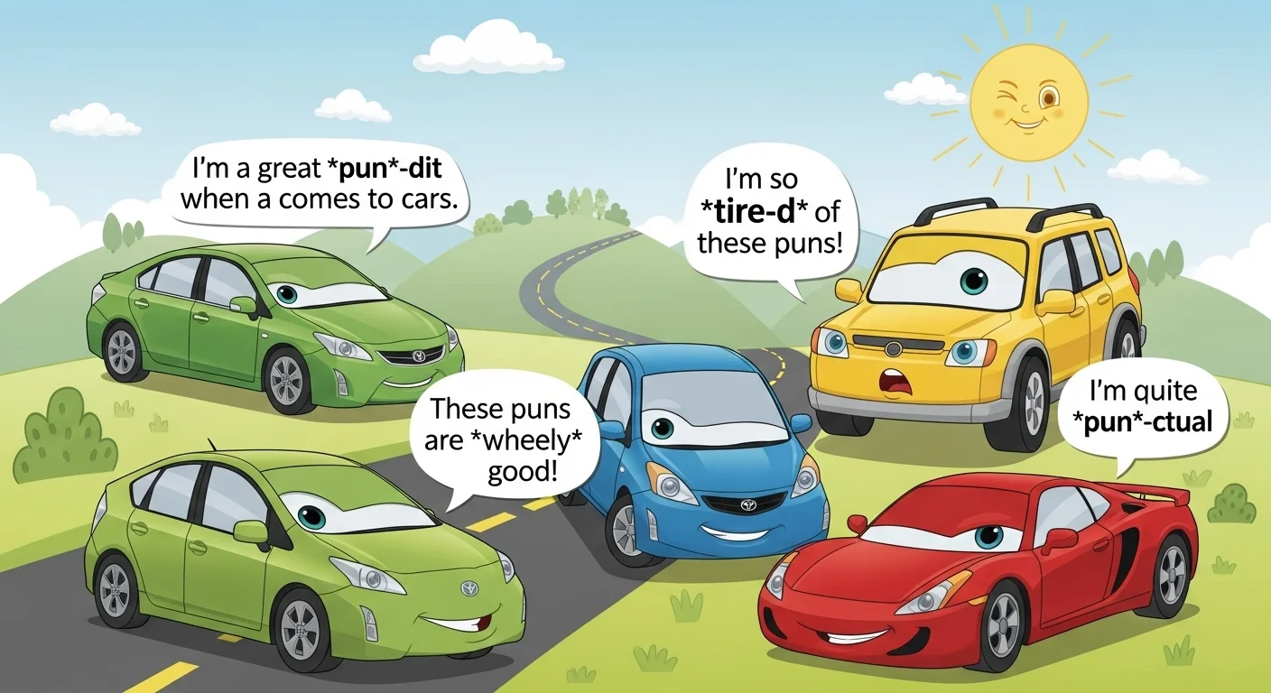 hybrid car puns one liners