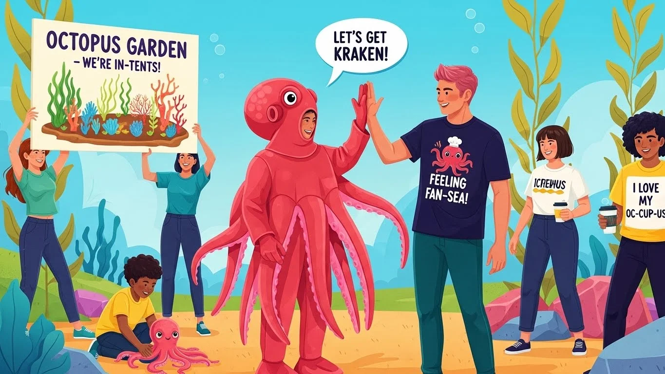 Short & Sweet Octopus Puns 