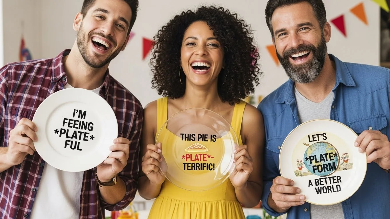 Ā Short & Sweet Plate Puns