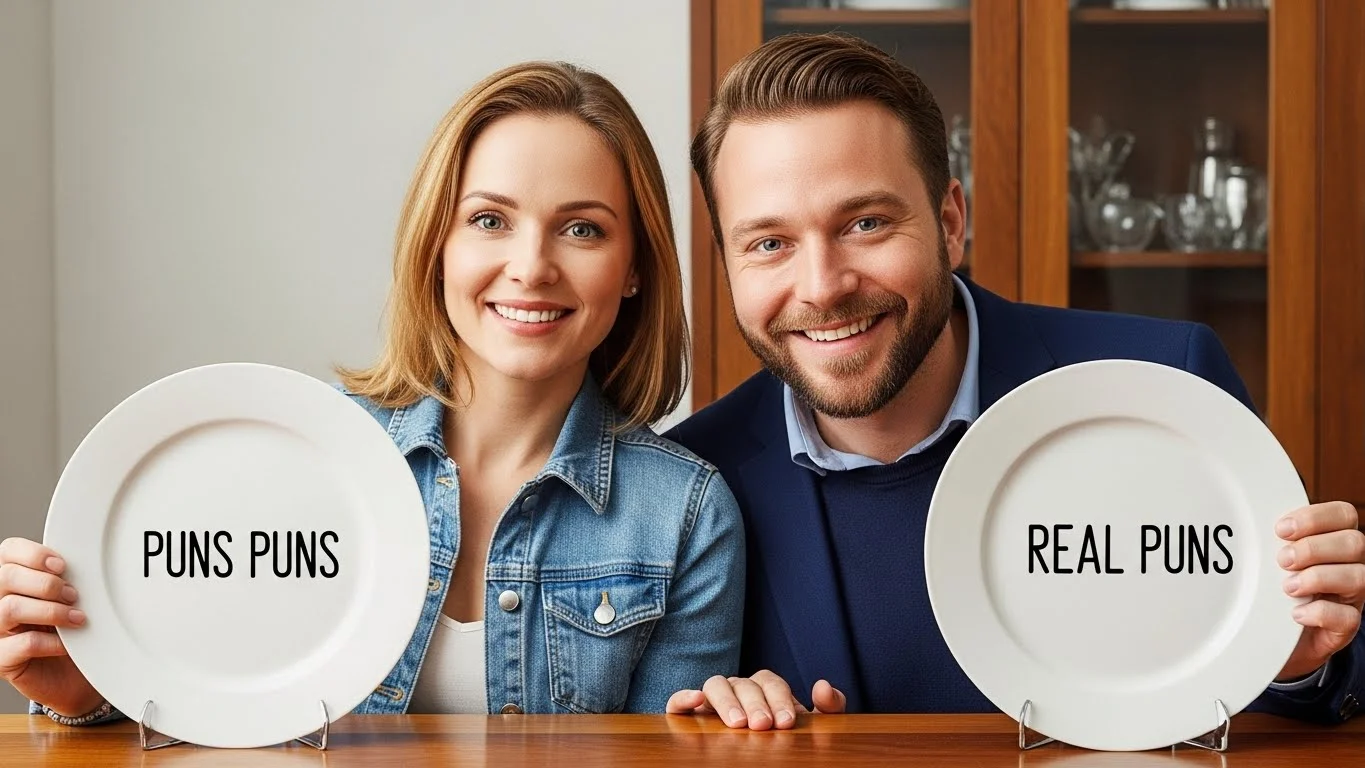 Romantic Plate Puns