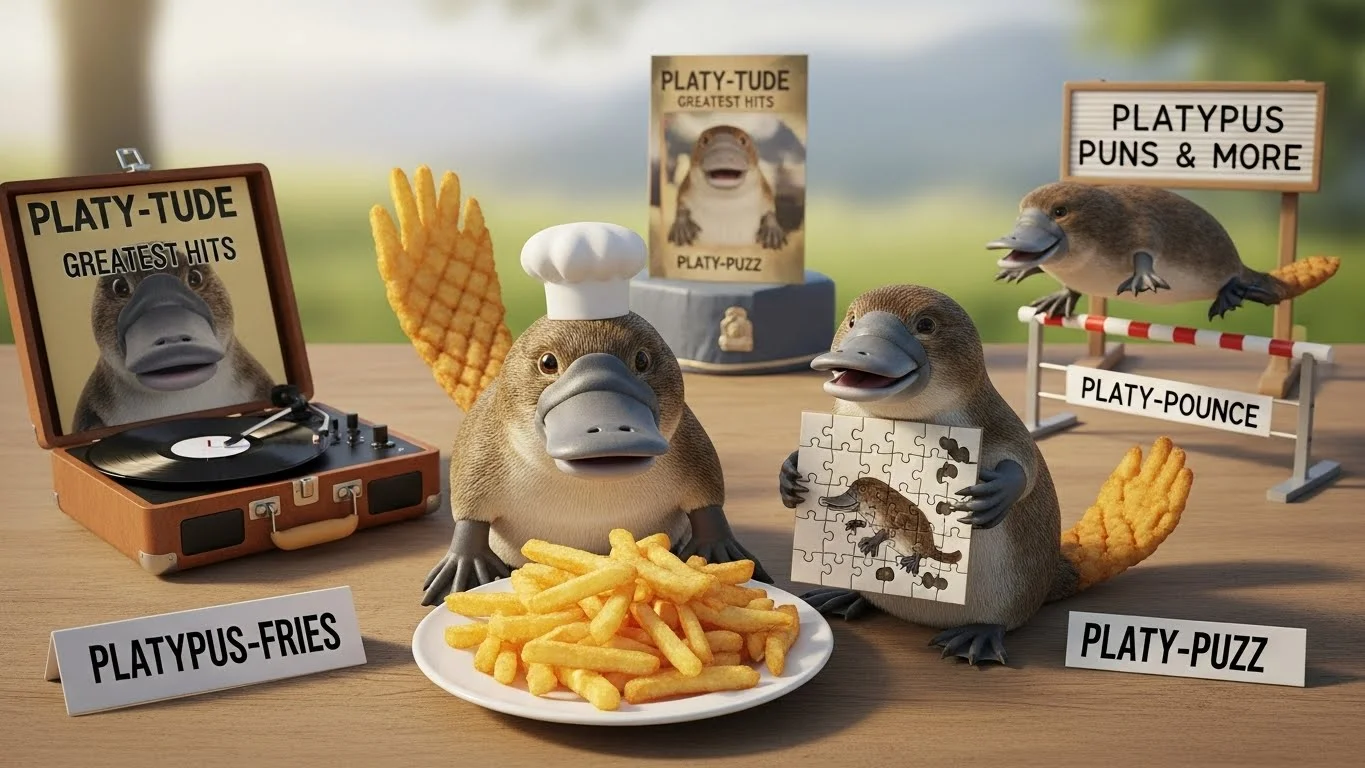 Platypus Party Puns