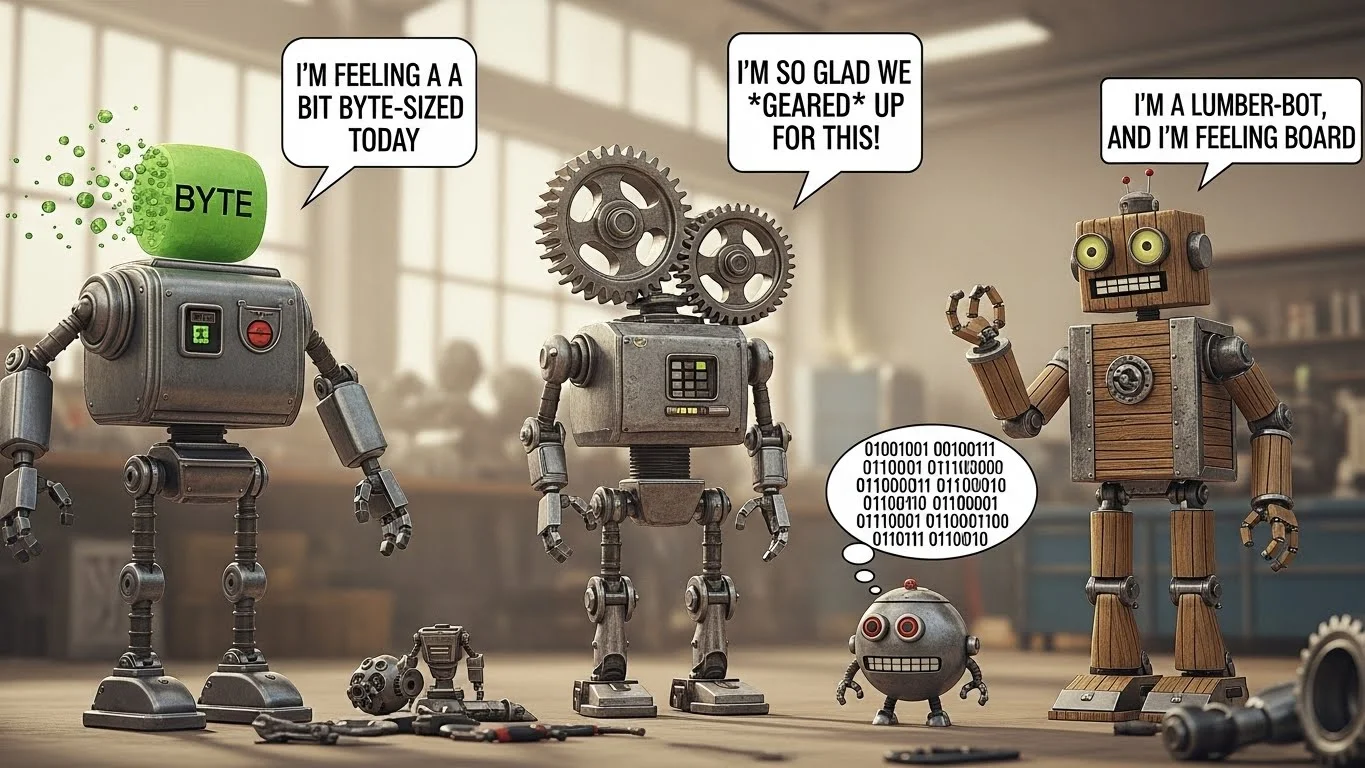 Double Entendre Robot Puns