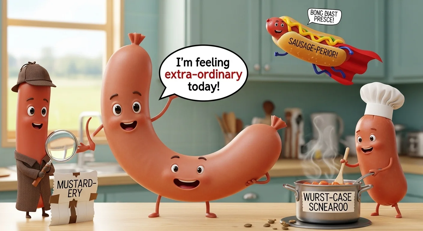 sausage puns funny