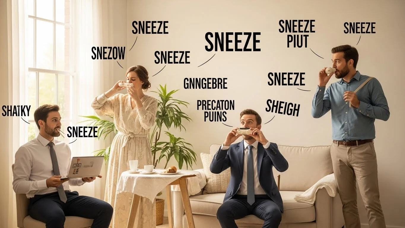 Sneezing While Eating