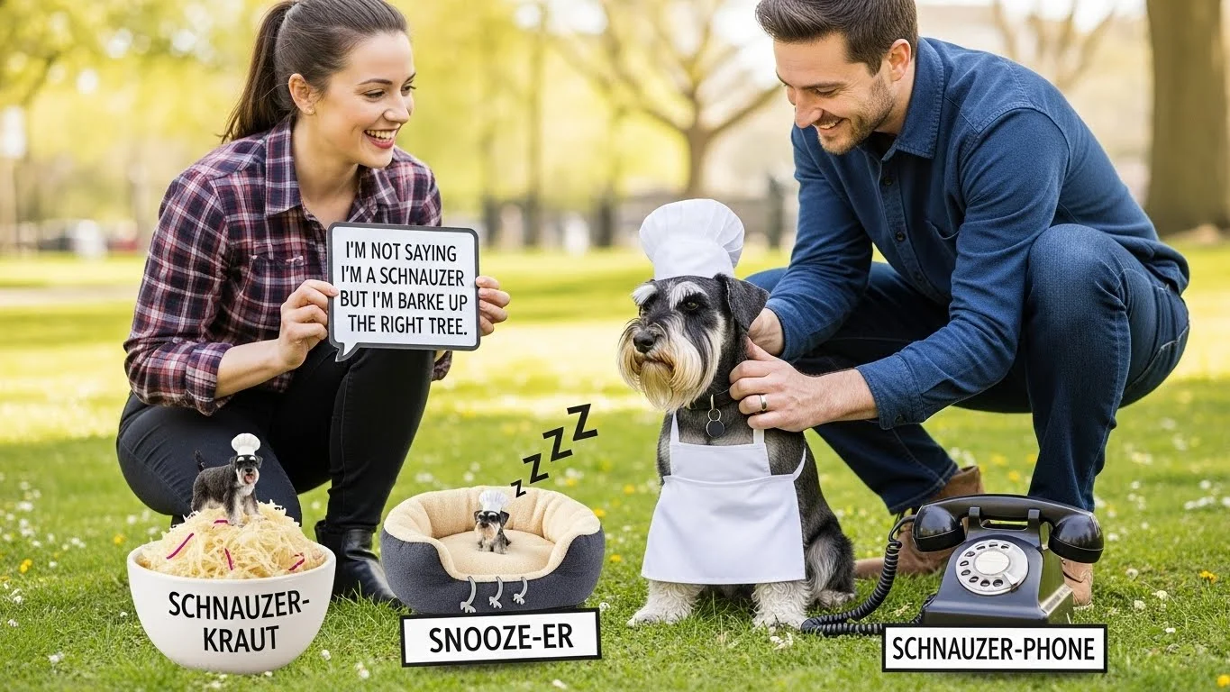Kid-Friendly Standard Schnauzer Puns
