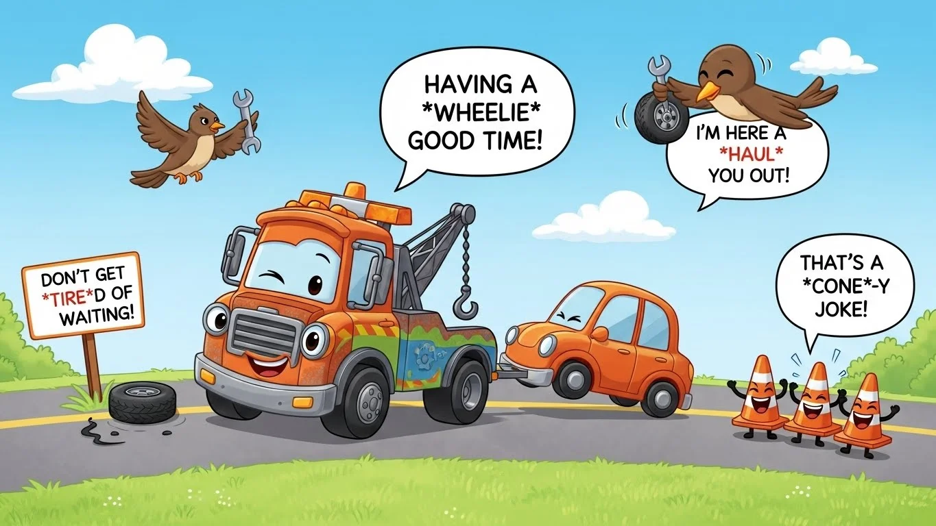 tow truck puns