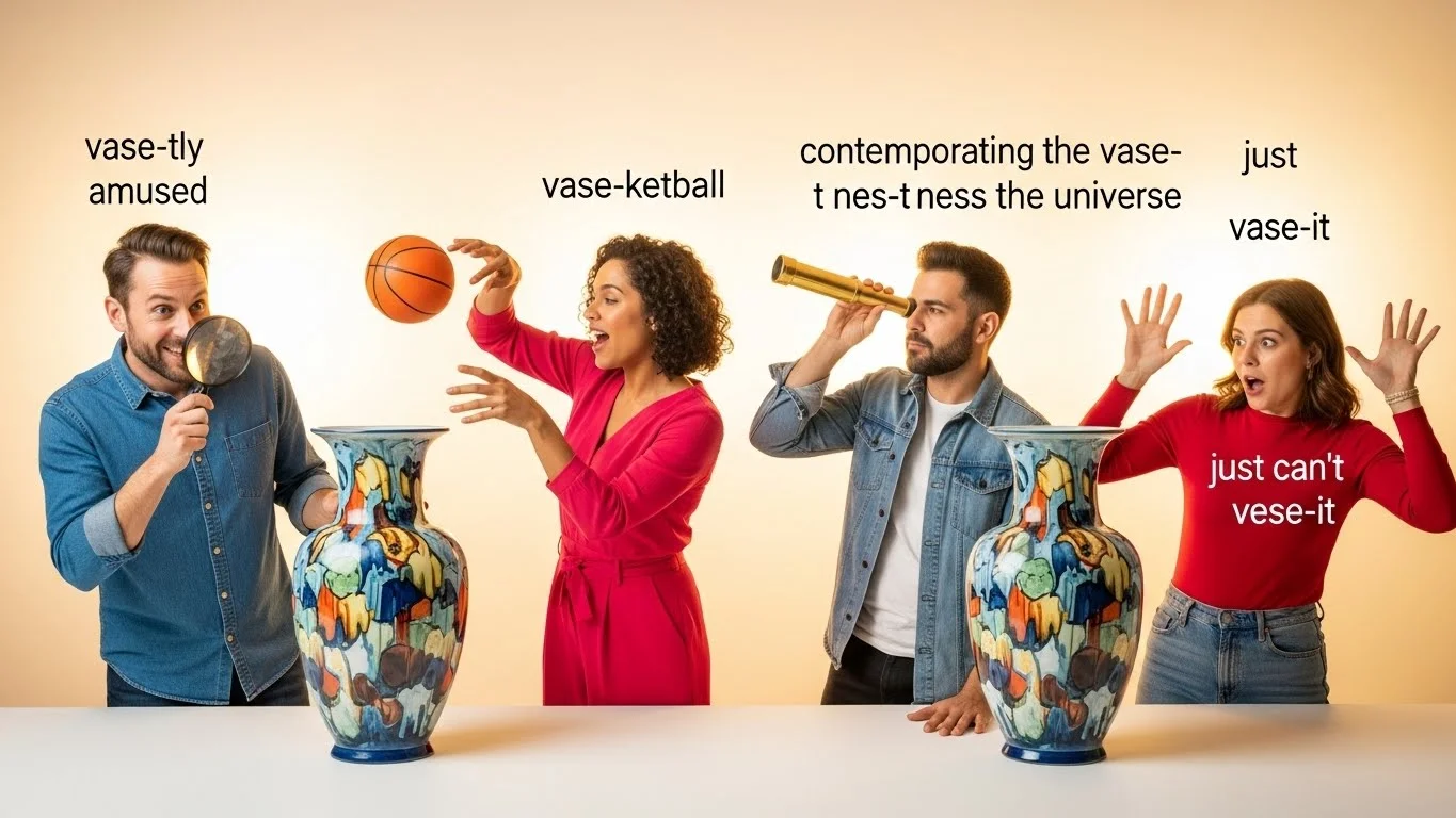 Short & Sweet Vase Captions