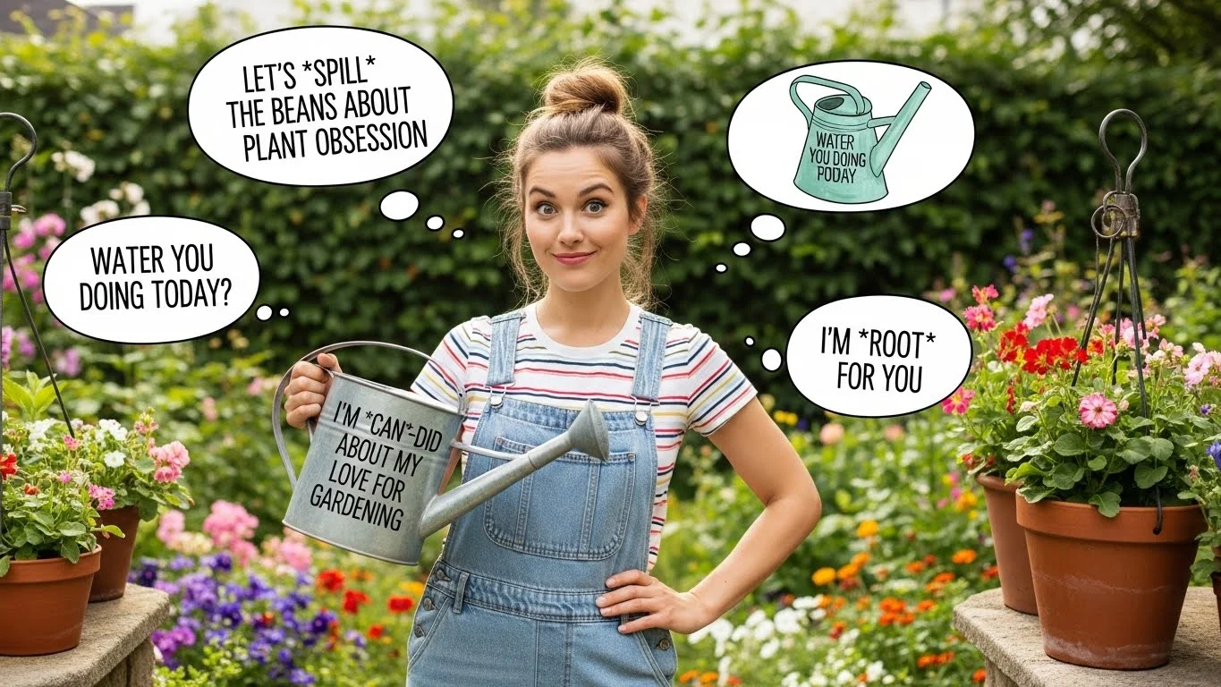 Short & Sweet Watering Can Puns