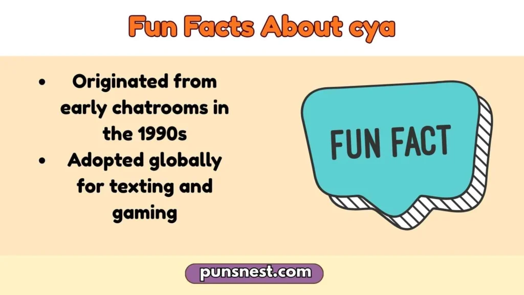 Fun Facts About cya