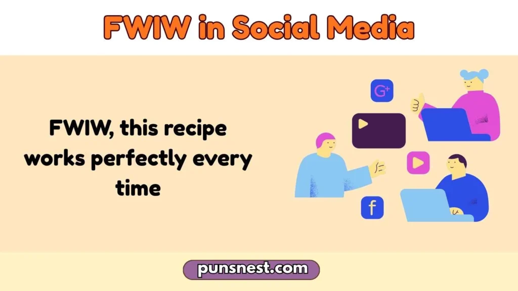 FWIW in Social Media