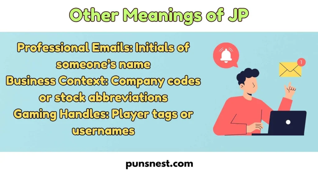 Other Meanings of JP