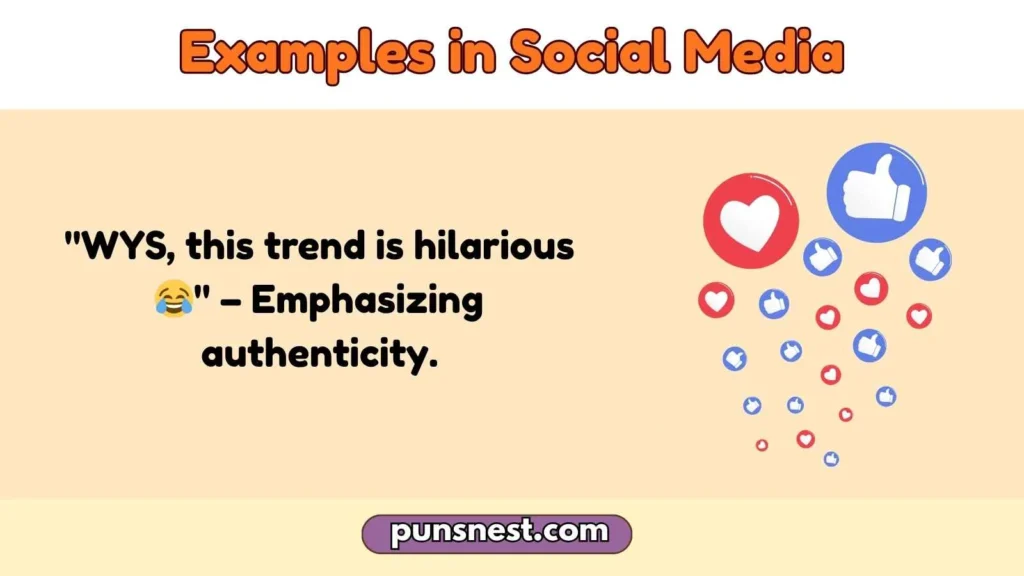Examples in Social Media