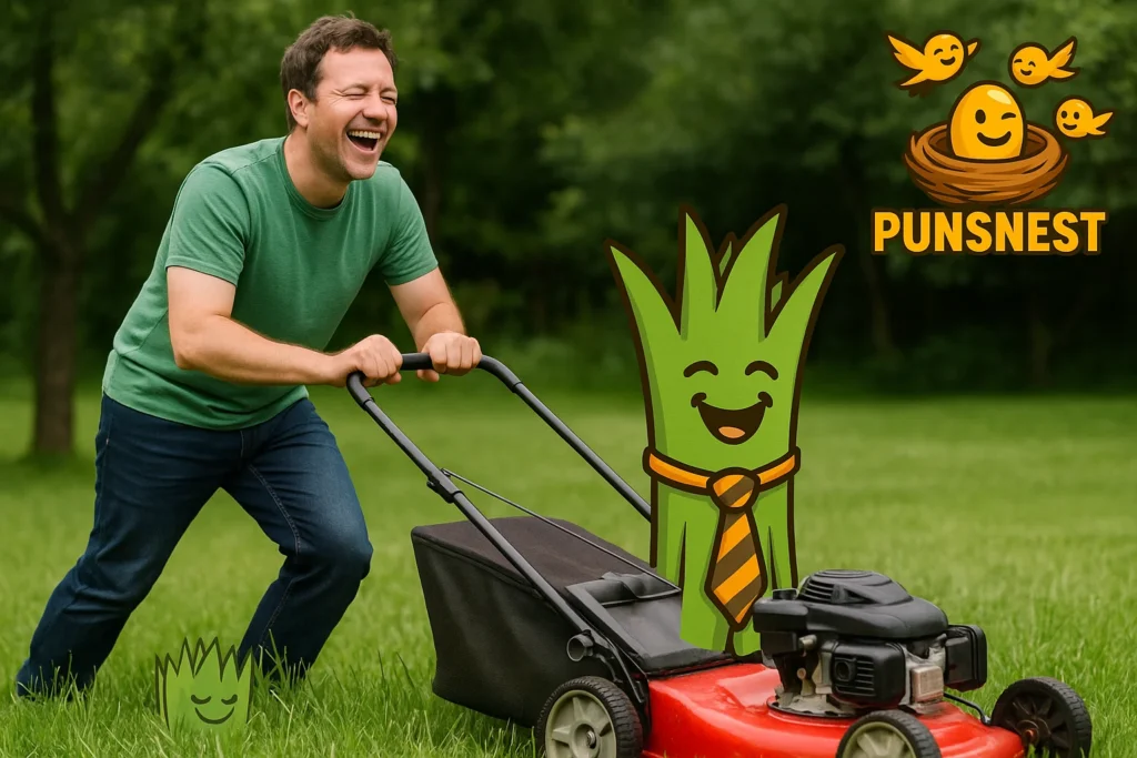 lawn mower puns