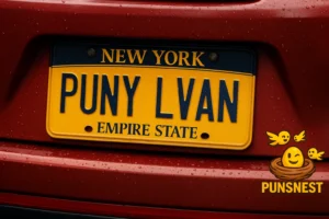 licence plate puns