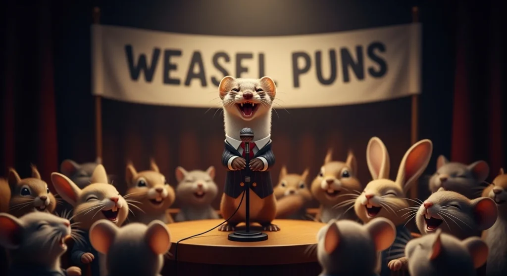 weasel puns