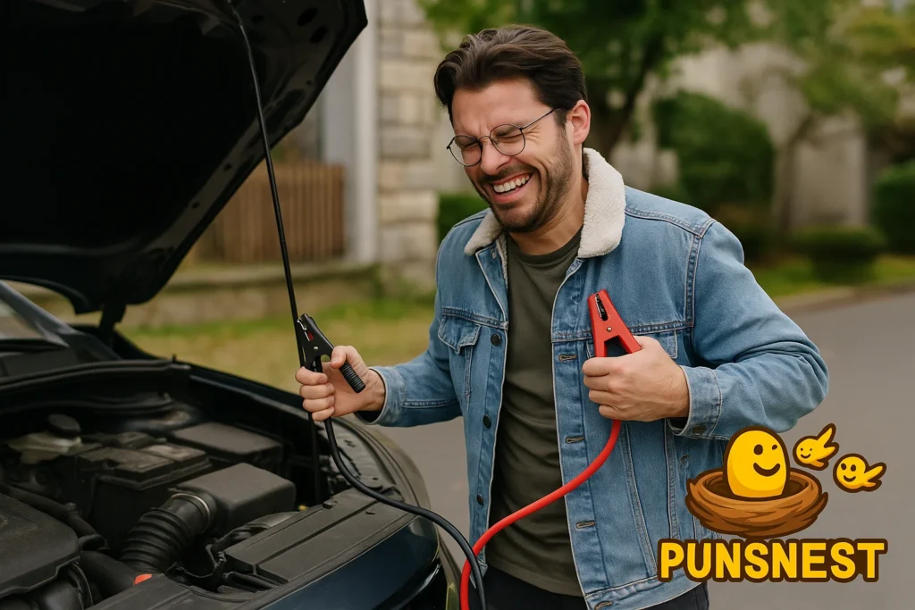 car battery puns