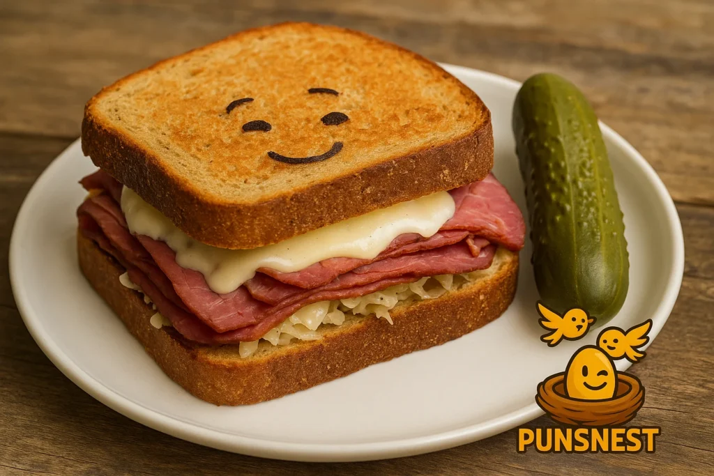 reuben sandwich puns