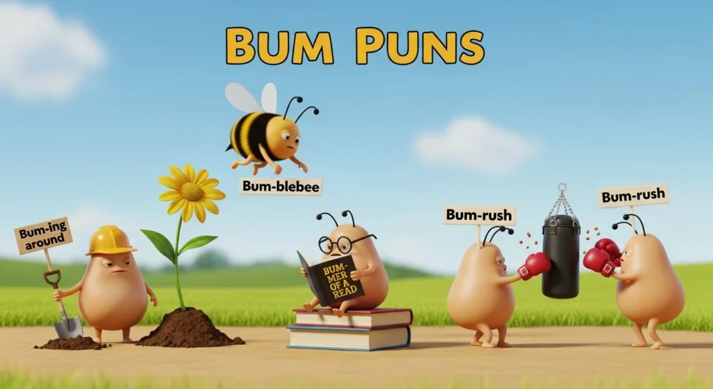bum puns