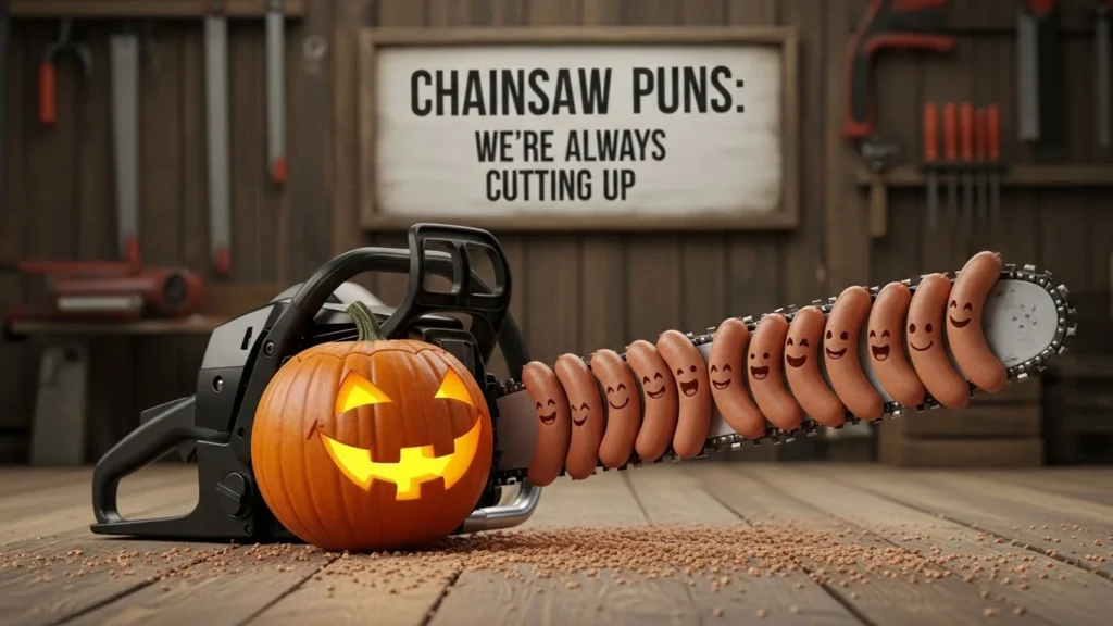 chainsaw puns