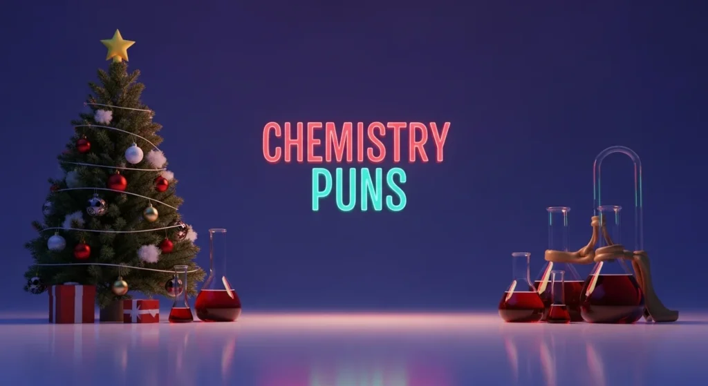 christmas chemistry puns