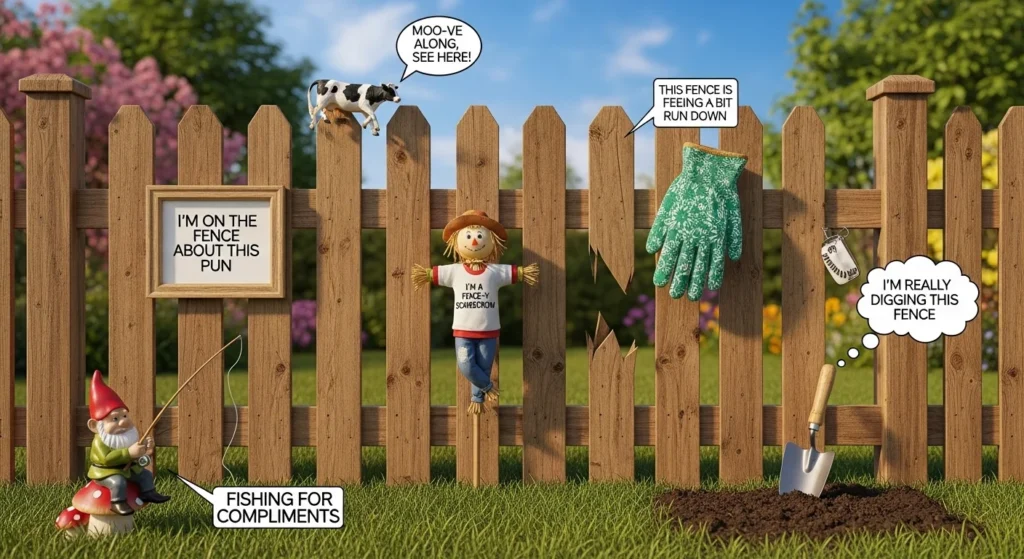 garden fence puns