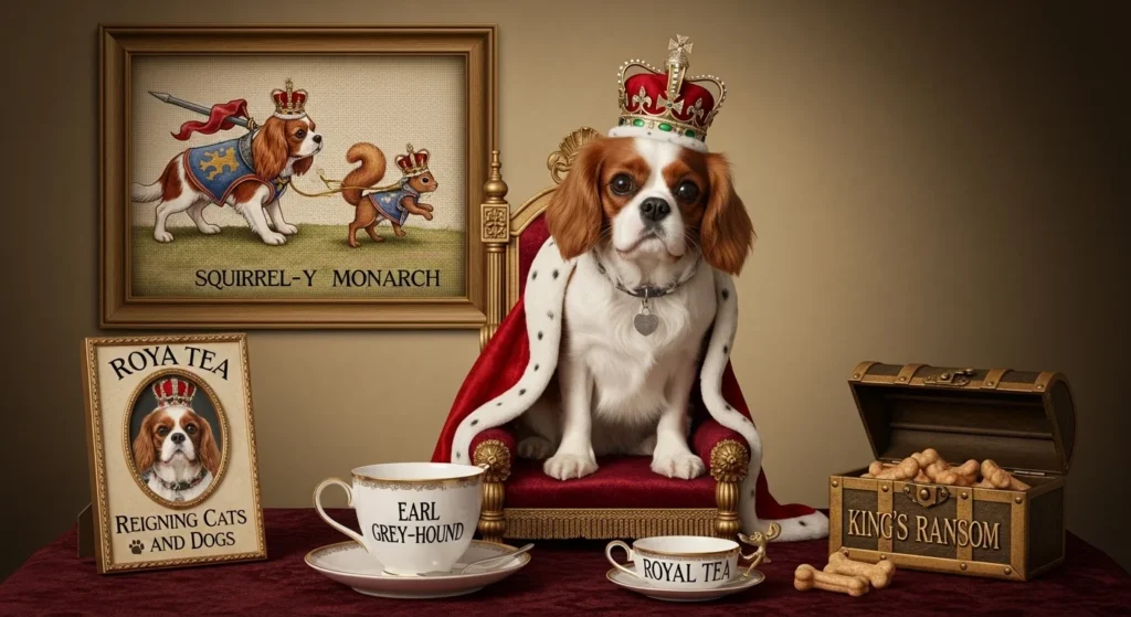 king charles spaniel puns