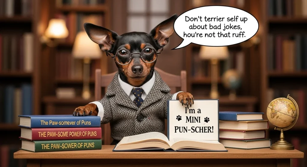 mini pinscher puns